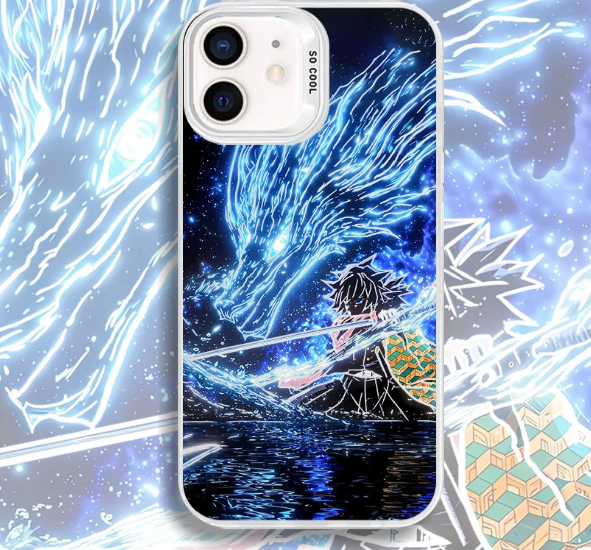 DIVINE GIYUU DEMON SLAYER ANIME PHONE CASE