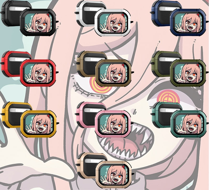 POWER ANIME AIRPOD GALAXY BUD CASE