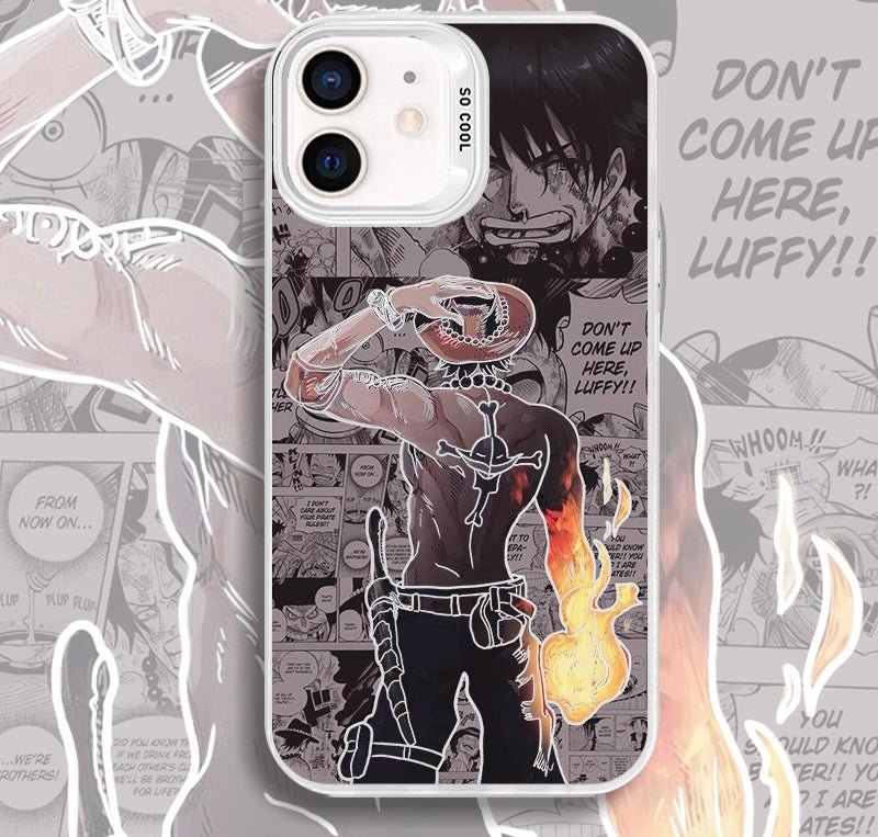 ACE ONE FLAME FIST PIECE ANIME PHONE CASE - TSUKIYA