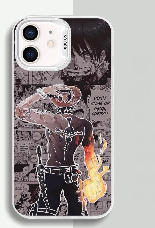 ACE ONE FLAME FIST PIECE ANIME PHONE CASE - TSUKIYA
