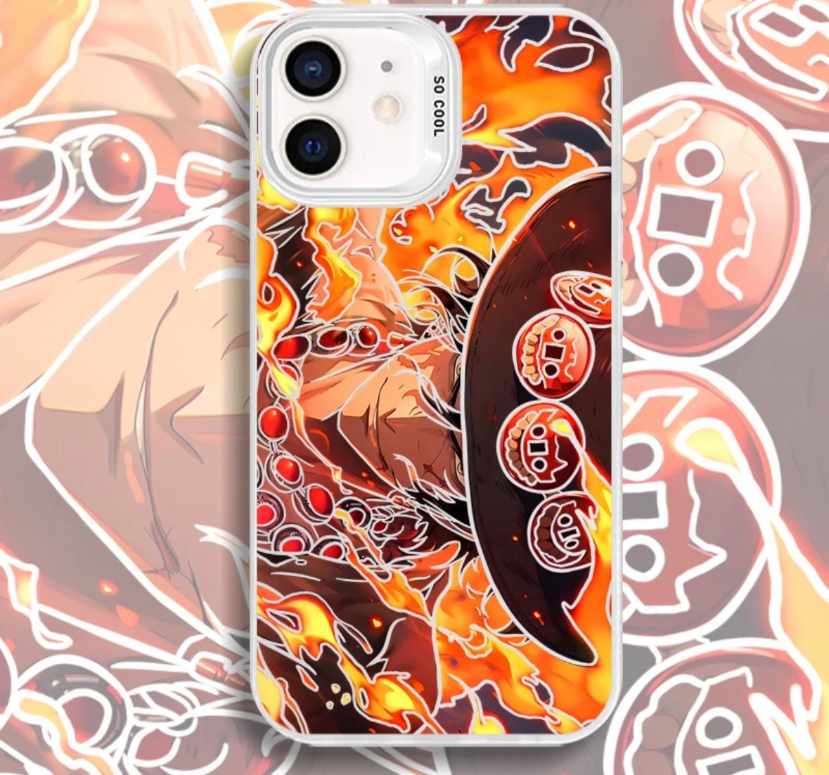 ACE ONE PIECE ANIME PHONE CASE - TSUKIYA