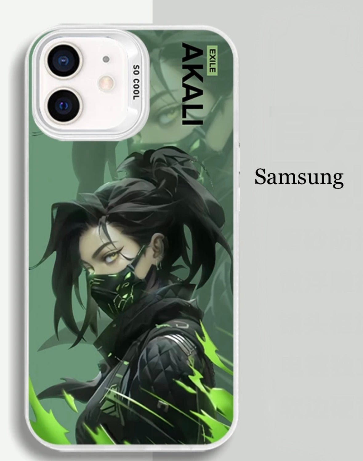 AKALI LEAGUE OF LEGENDS ANIME PHONE CASE - TSUKIYA