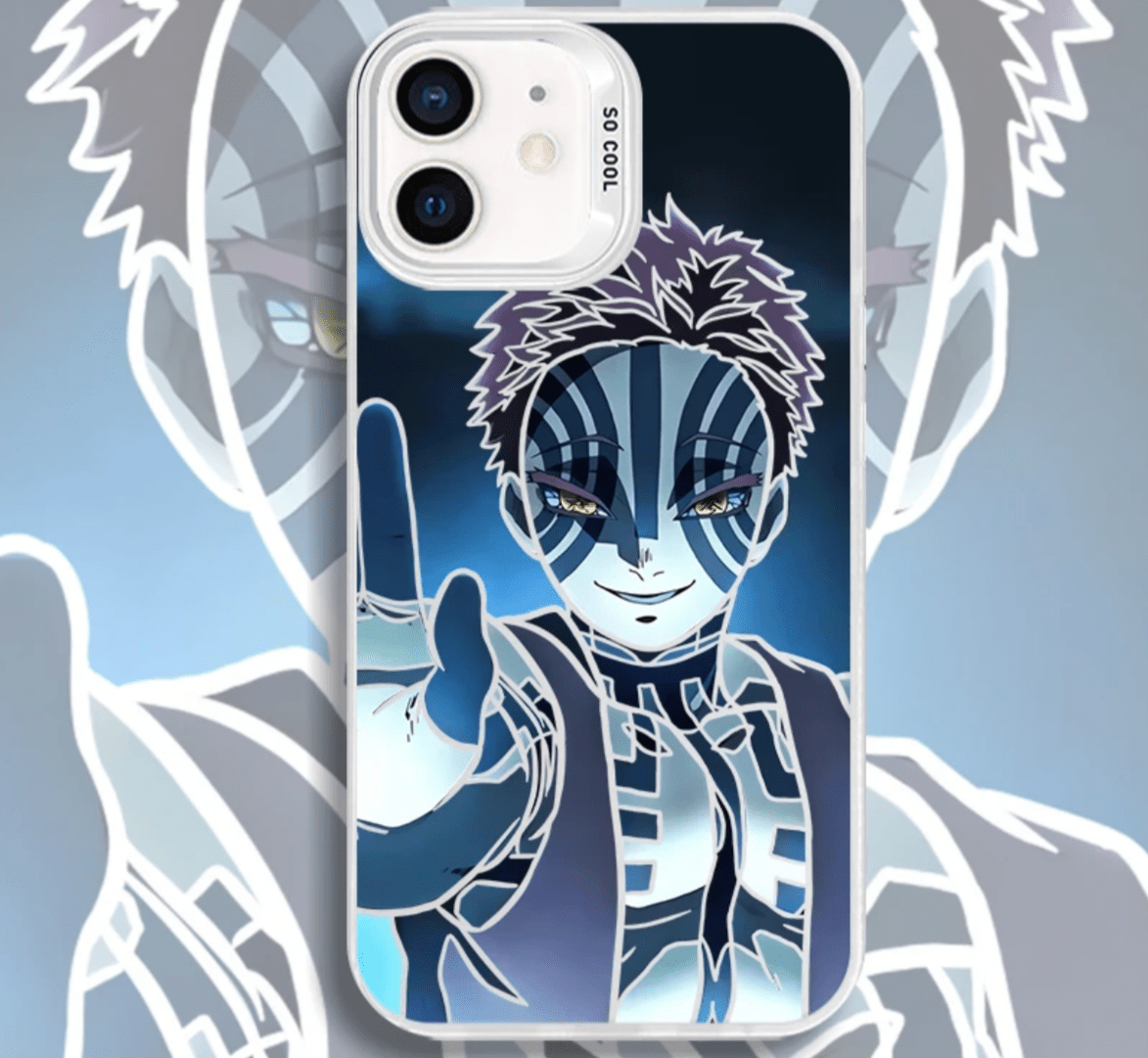AKAZA DEMON SLAYER ANIME PHONE CASE - TSUKIYA