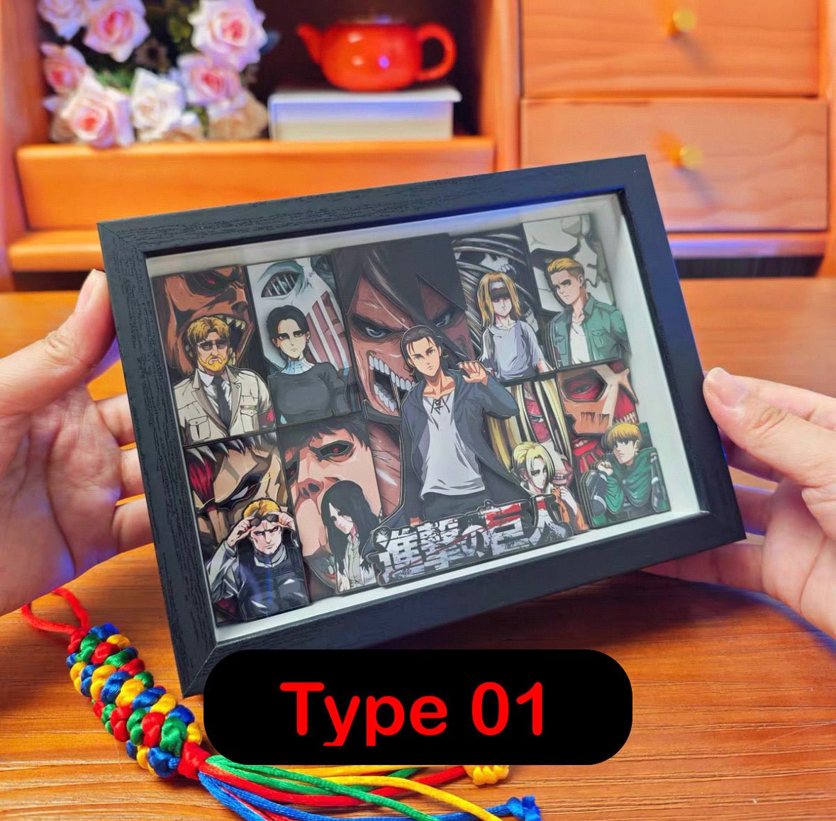 BUBU'S ATTACK ON TITAN SHADOWBOX 3D PICTURE FRAME - TSUKIYA