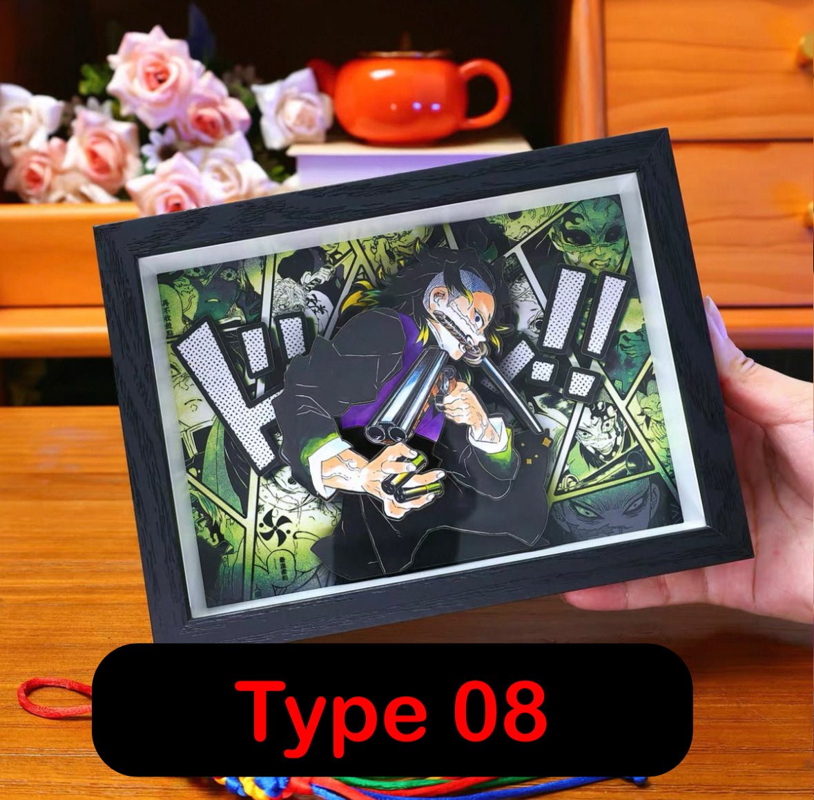BUBU'S DEMON SLAYER SHADOWBOXES 3D PICTURE FRAME - TSUKIYA