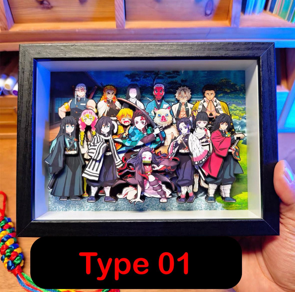 BUBU'S DEMON SLAYER SHADOWBOXES 3D PICTURE FRAME - TSUKIYA