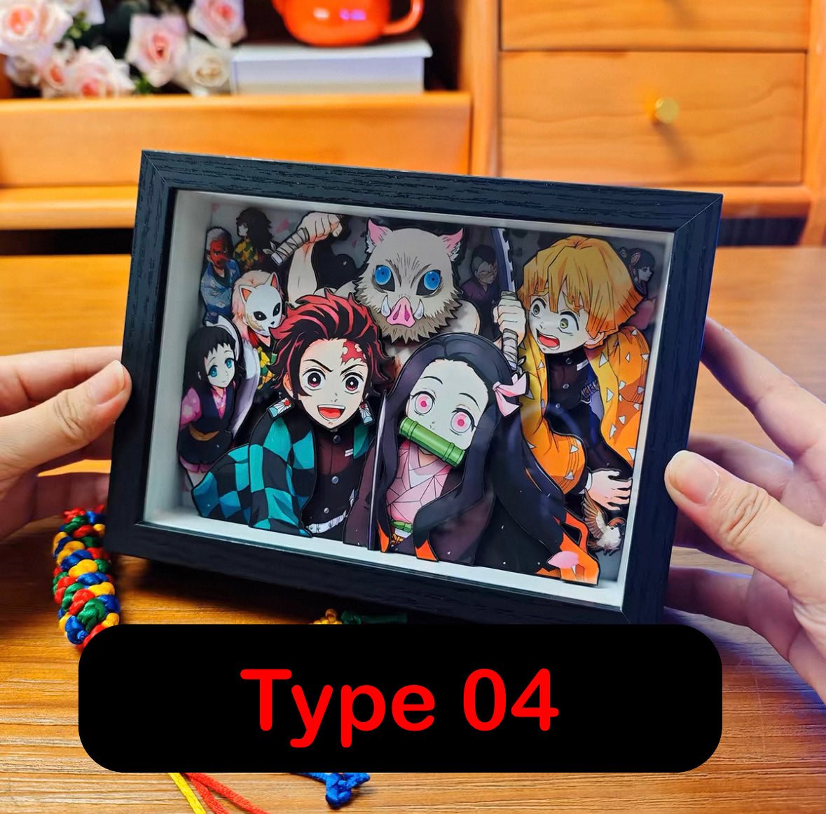 BUBU'S DEMON SLAYER SHADOWBOXES 3D PICTURE FRAME - TSUKIYA