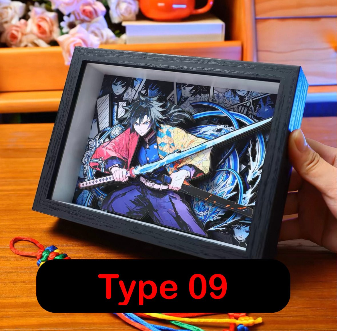 BUBU'S DEMON SLAYER SHADOWBOXES 3D PICTURE FRAME - TSUKIYA