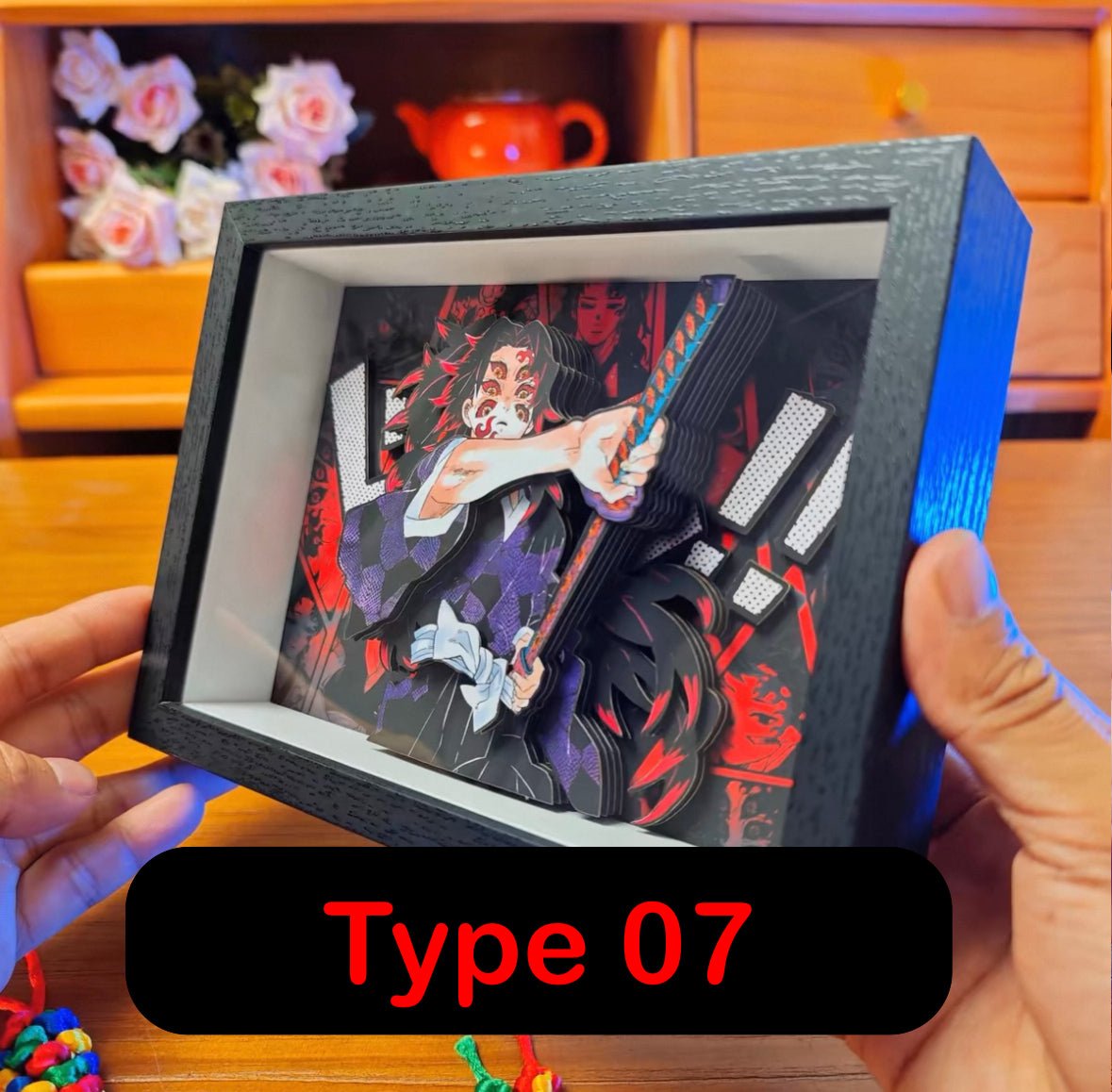 BUBU'S DEMON SLAYER SHADOWBOXES 3D PICTURE FRAME - TSUKIYA