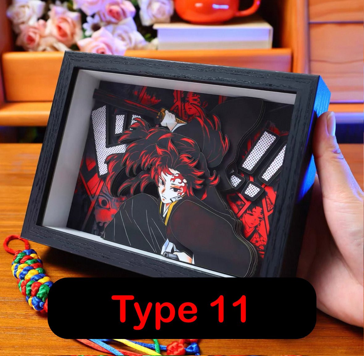 BUBU'S DEMON SLAYER SHADOWBOXES 3D PICTURE FRAME - TSUKIYA