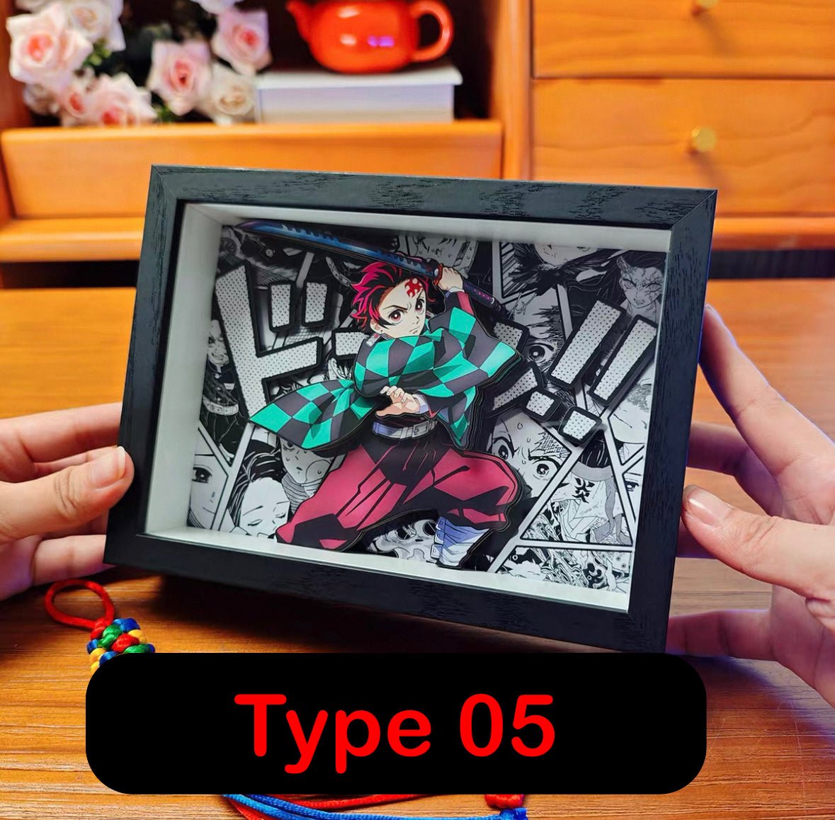 BUBU'S DEMON SLAYER SHADOWBOXES 3D PICTURE FRAME - TSUKIYA