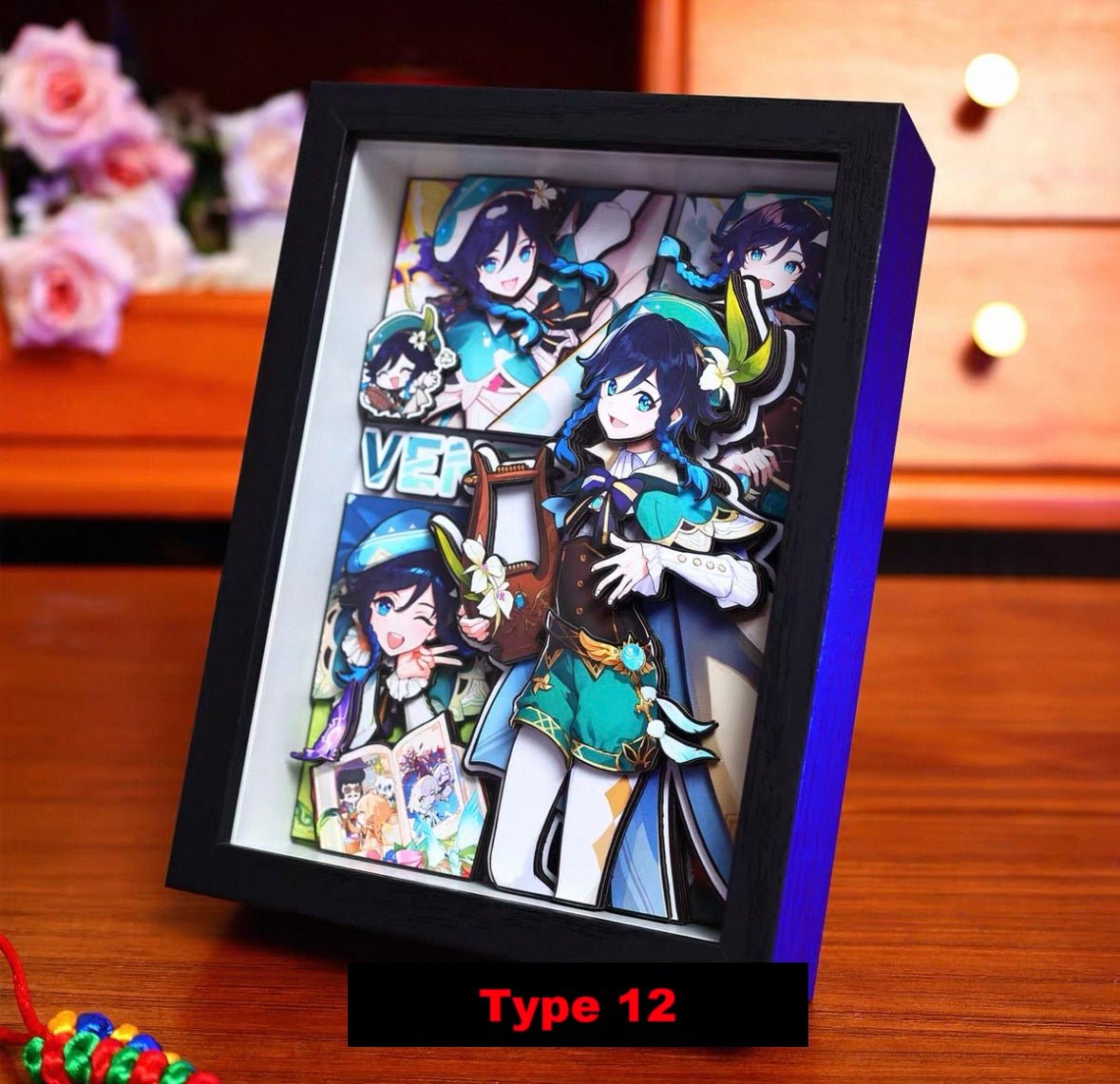 BUBU'S GENSHIN IMPACT SHADOWBOXES 3D PICTURE FRAME - TSUKIYA