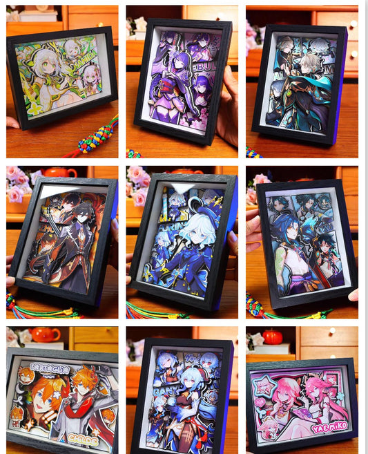 BUBU'S GENSHIN IMPACT SHADOWBOXES 3D PICTURE FRAME - TSUKIYA
