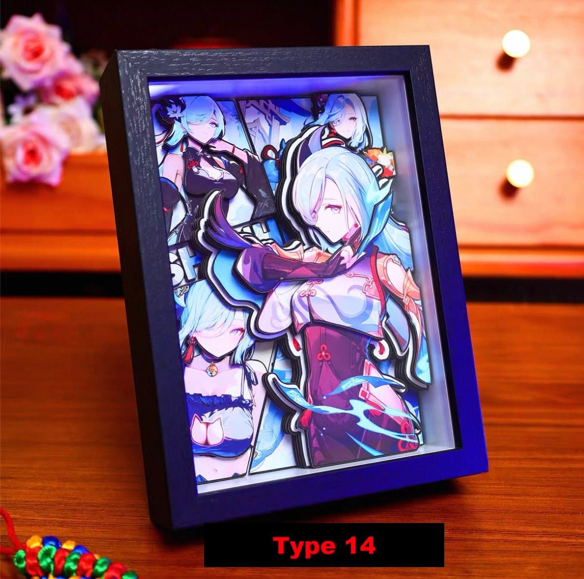 BUBU'S GENSHIN IMPACT SHADOWBOXES 3D PICTURE FRAME - TSUKIYA