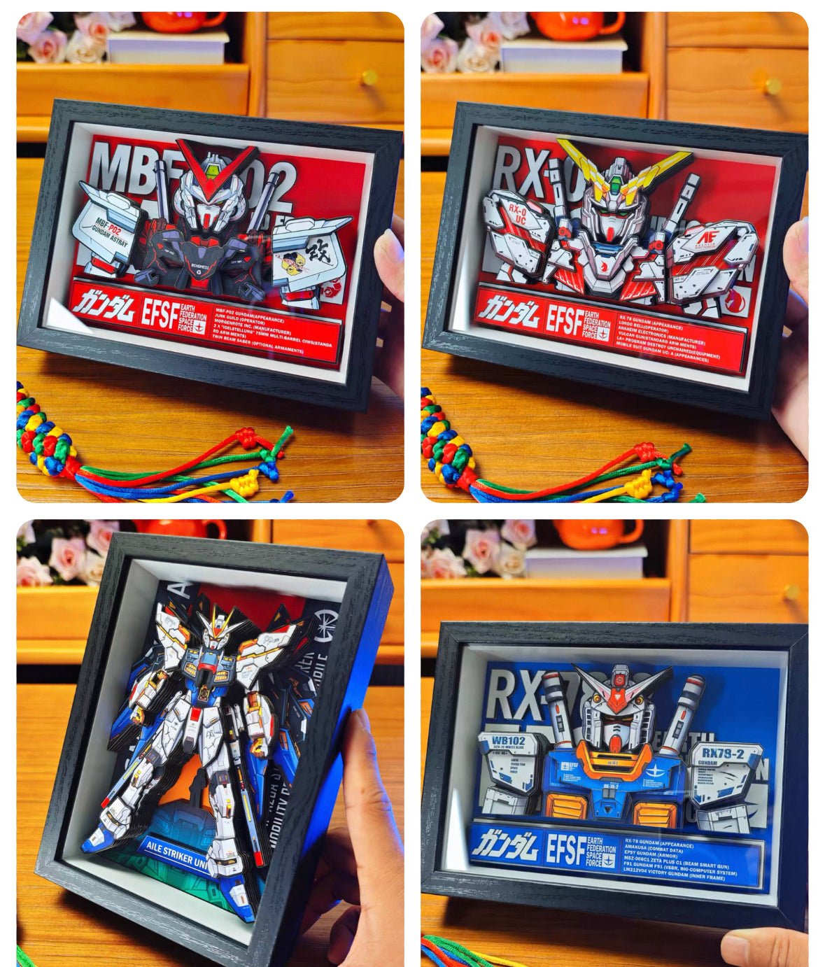 BUBU'S GUNDAM SHADOWBOXES 3D PICTURE FRAME - TSUKIYA