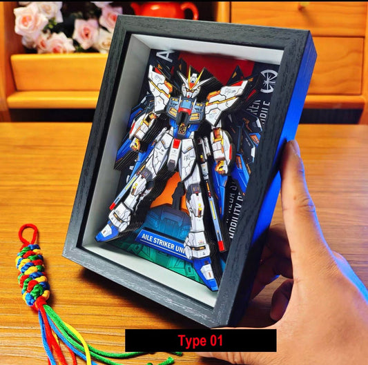 BUBU'S GUNDAM SHADOWBOXES 3D PICTURE FRAME - TSUKIYA