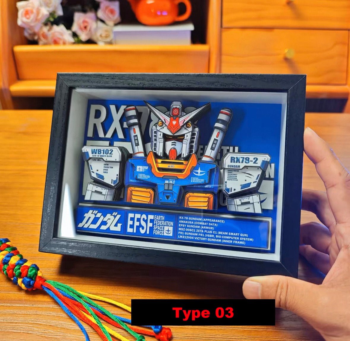 BUBU'S GUNDAM SHADOWBOXES 3D PICTURE FRAME - TSUKIYA