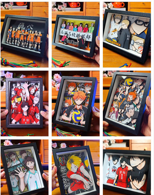BUBU'S HAIKYUU SHADOWBOXES 3D PICTURE FRAME - TSUKIYA