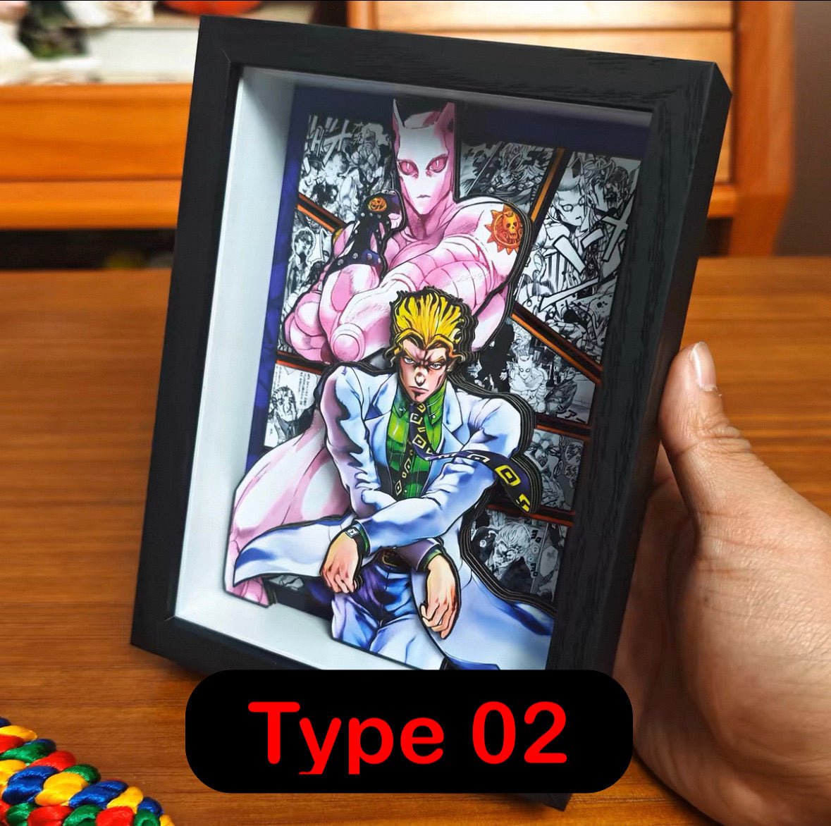 BUBU'S JOJO BIZARRE SHADOWBOXES 3D PICTURE FRAME - TSUKIYA