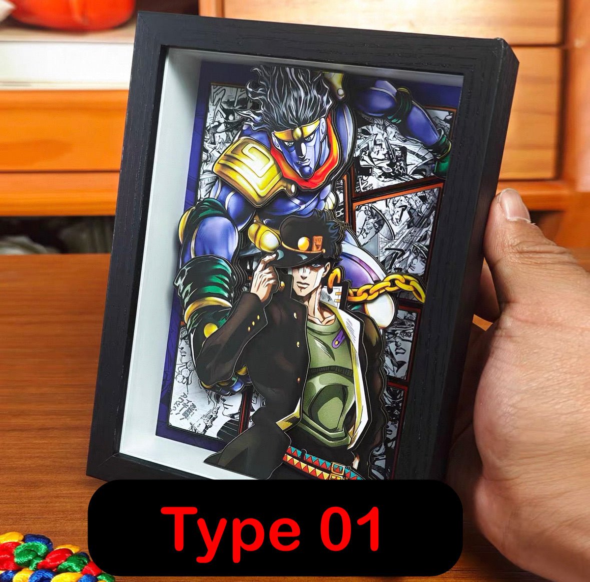 BUBU'S JOJO BIZARRE SHADOWBOXES 3D PICTURE FRAME - TSUKIYA