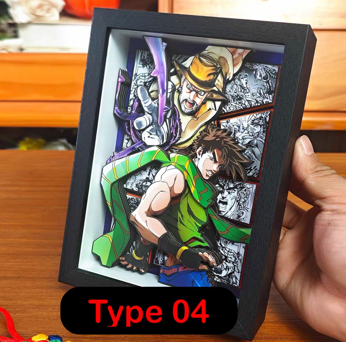 BUBU'S JOJO BIZARRE SHADOWBOXES 3D PICTURE FRAME - TSUKIYA