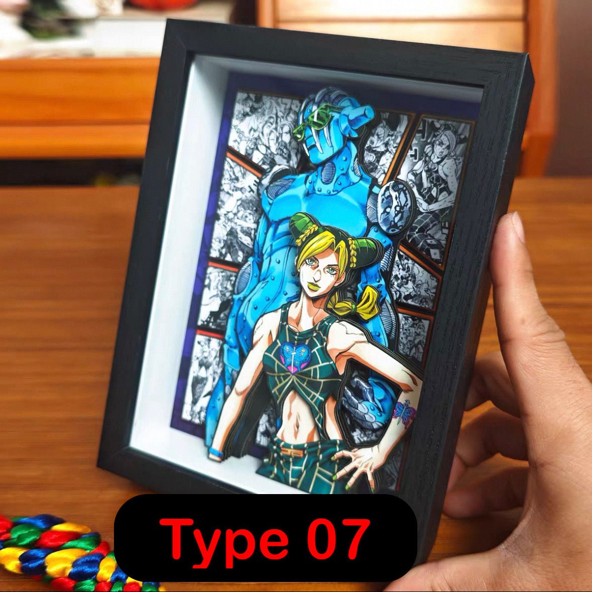 BUBU'S JOJO BIZARRE SHADOWBOXES 3D PICTURE FRAME - TSUKIYA