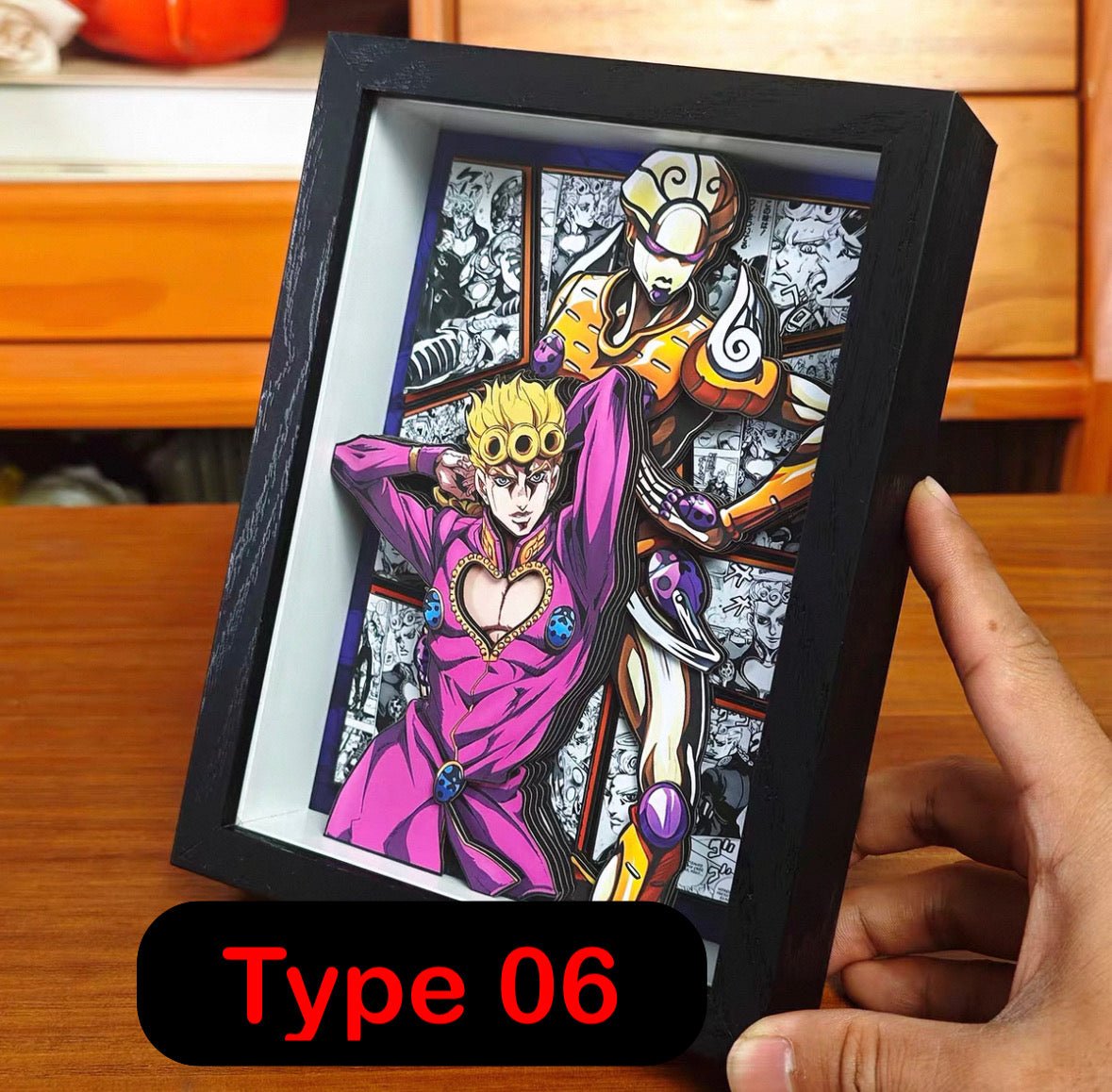 BUBU'S JOJO BIZARRE SHADOWBOXES 3D PICTURE FRAME - TSUKIYA