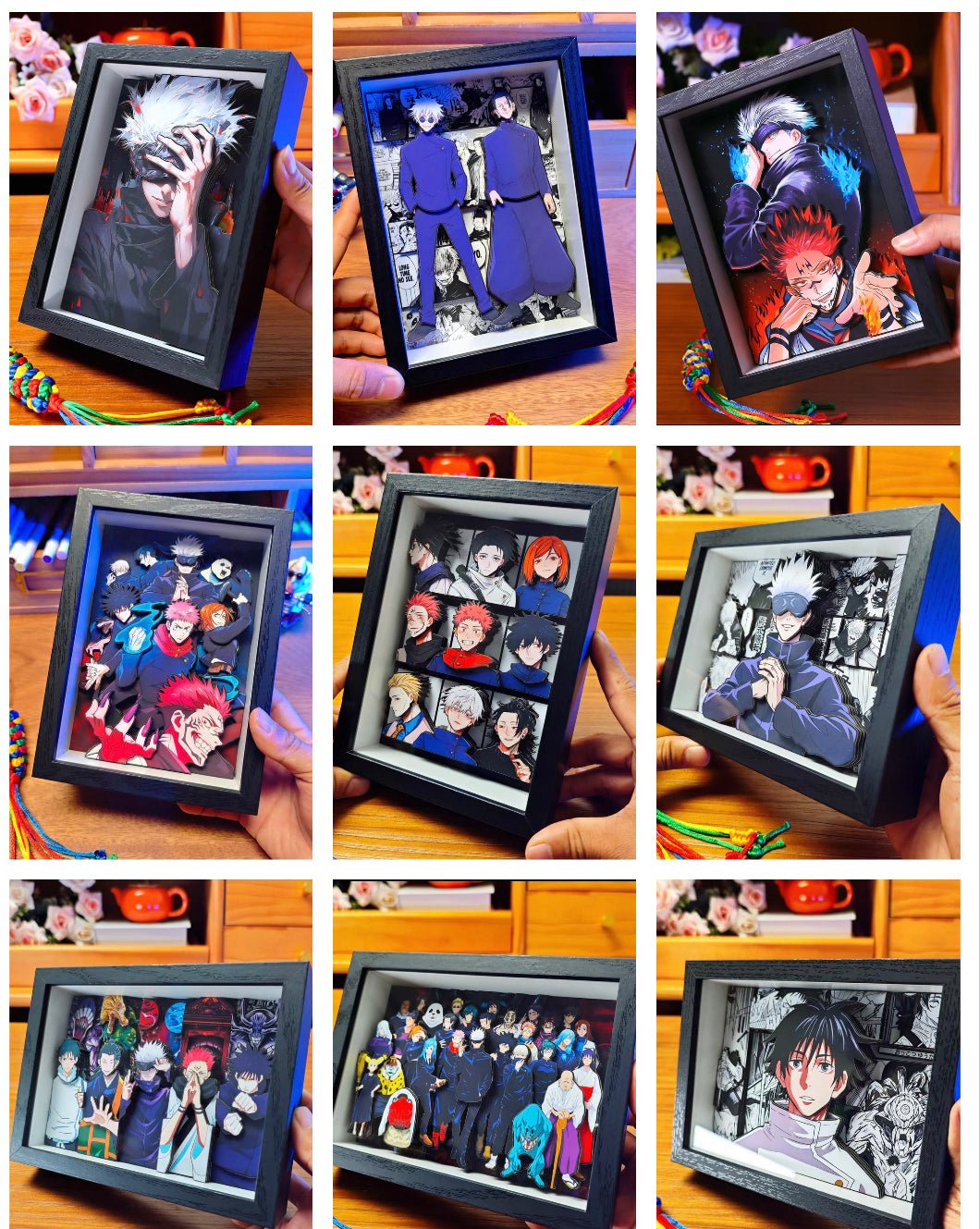 BUBU'S JUJUTSU KAISEN SHADOWBOXES 3D PICTURE FRAME - TSUKIYA