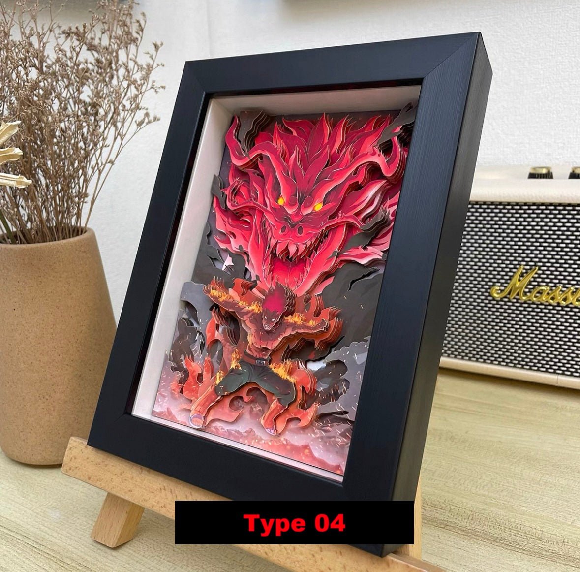 BUBU'S NARUTO SHADOWBOX 3D PICTURE FRAME - TSUKIYA