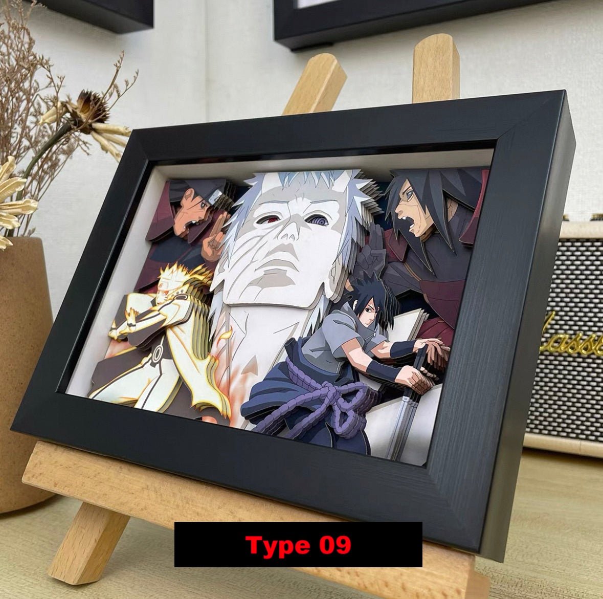 BUBU'S NARUTO SHADOWBOX 3D PICTURE FRAME - TSUKIYA