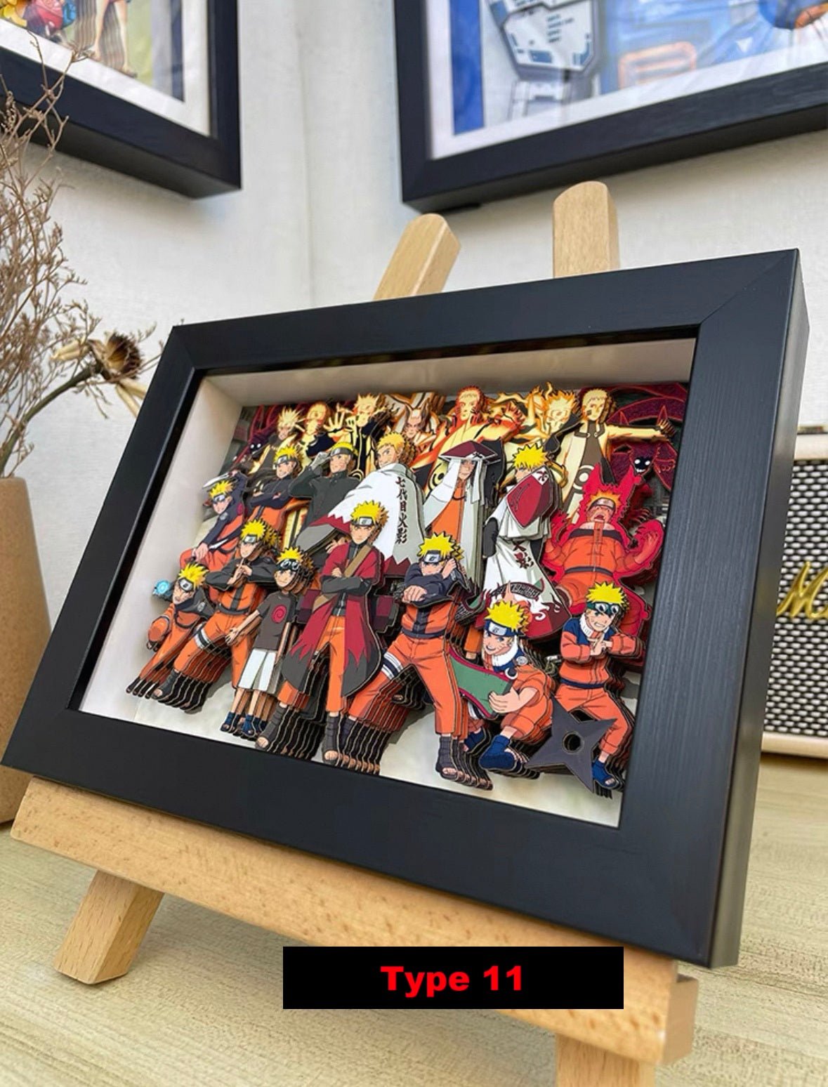 BUBU'S NARUTO SHADOWBOX 3D PICTURE FRAME - TSUKIYA