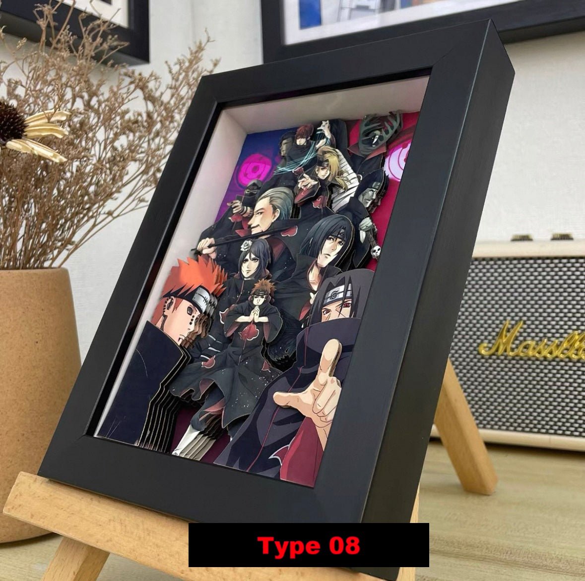 BUBU'S NARUTO SHADOWBOX 3D PICTURE FRAME - TSUKIYA