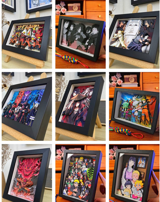BUBU'S NARUTO SHADOWBOX 3D PICTURE FRAME - TSUKIYA