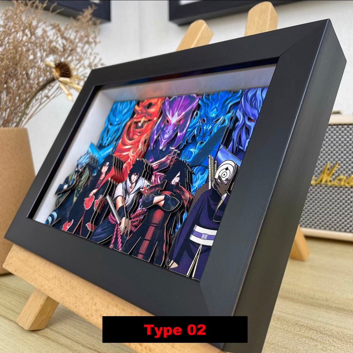 BUBU'S NARUTO SHADOWBOX 3D PICTURE FRAME - TSUKIYA