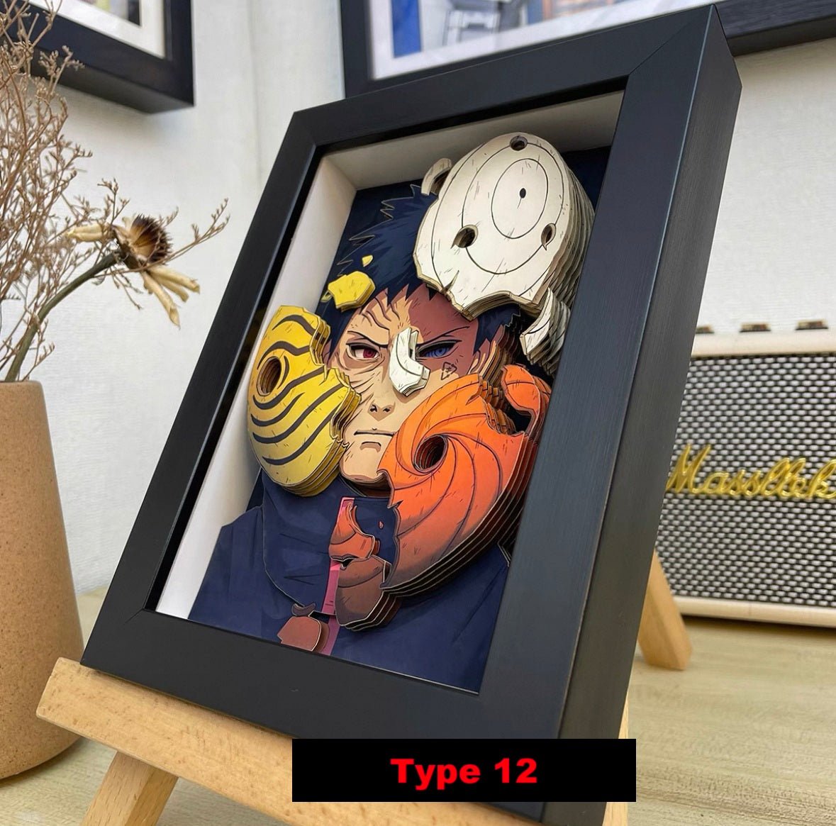 BUBU'S NARUTO SHADOWBOX 3D PICTURE FRAME - TSUKIYA