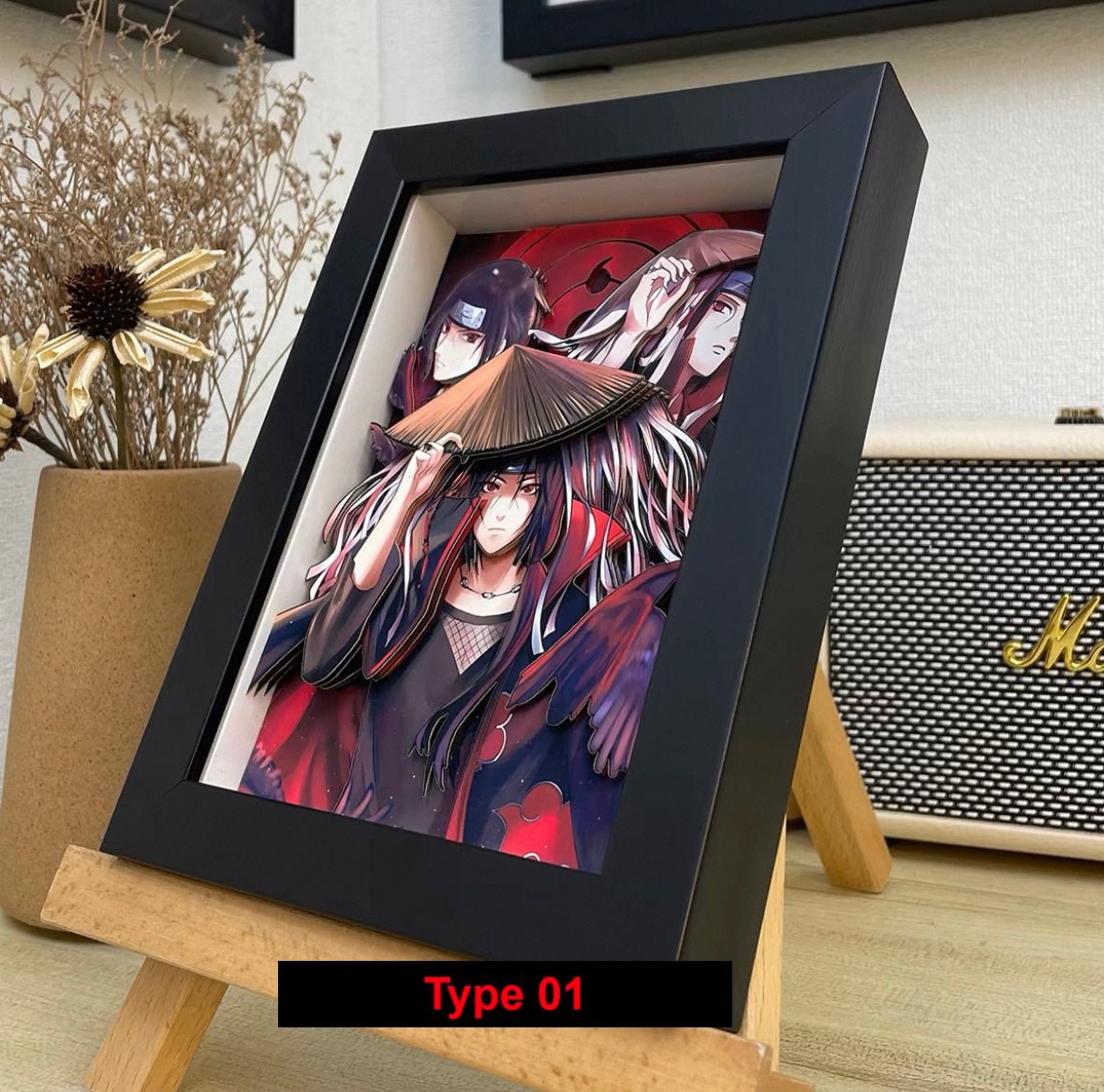 BUBU'S NARUTO SHADOWBOX 3D PICTURE FRAME - TSUKIYA