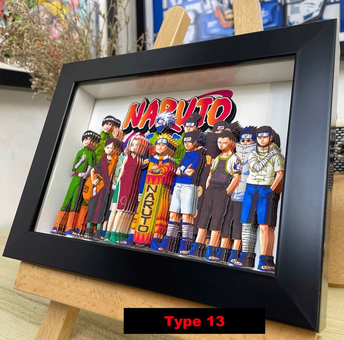 BUBU'S NARUTO SHADOWBOX 3D PICTURE FRAME - TSUKIYA