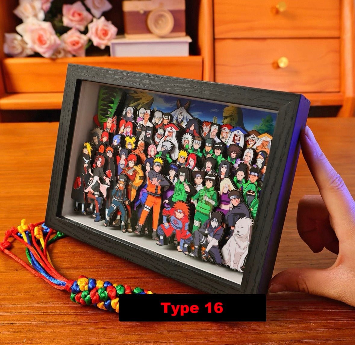 BUBU'S NARUTO SHADOWBOX 3D PICTURE FRAME - TSUKIYA
