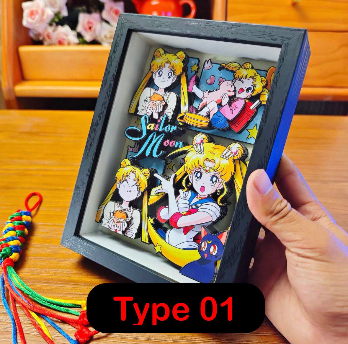 BUBU'S SAILOR MOON SHADOWBOXES 3D PICTURE FRAME - TSUKIYA