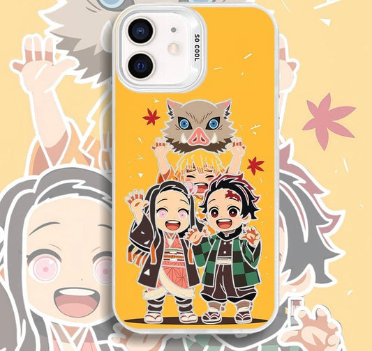 CHIBI DEMON SLAYER ANIME PHONE CASE - TSUKIYA