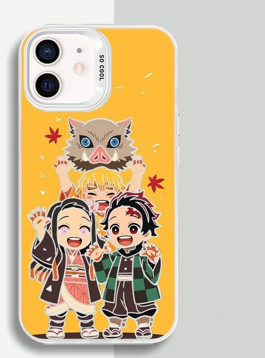 CHIBI DEMON SLAYER ANIME PHONE CASE - TSUKIYA
