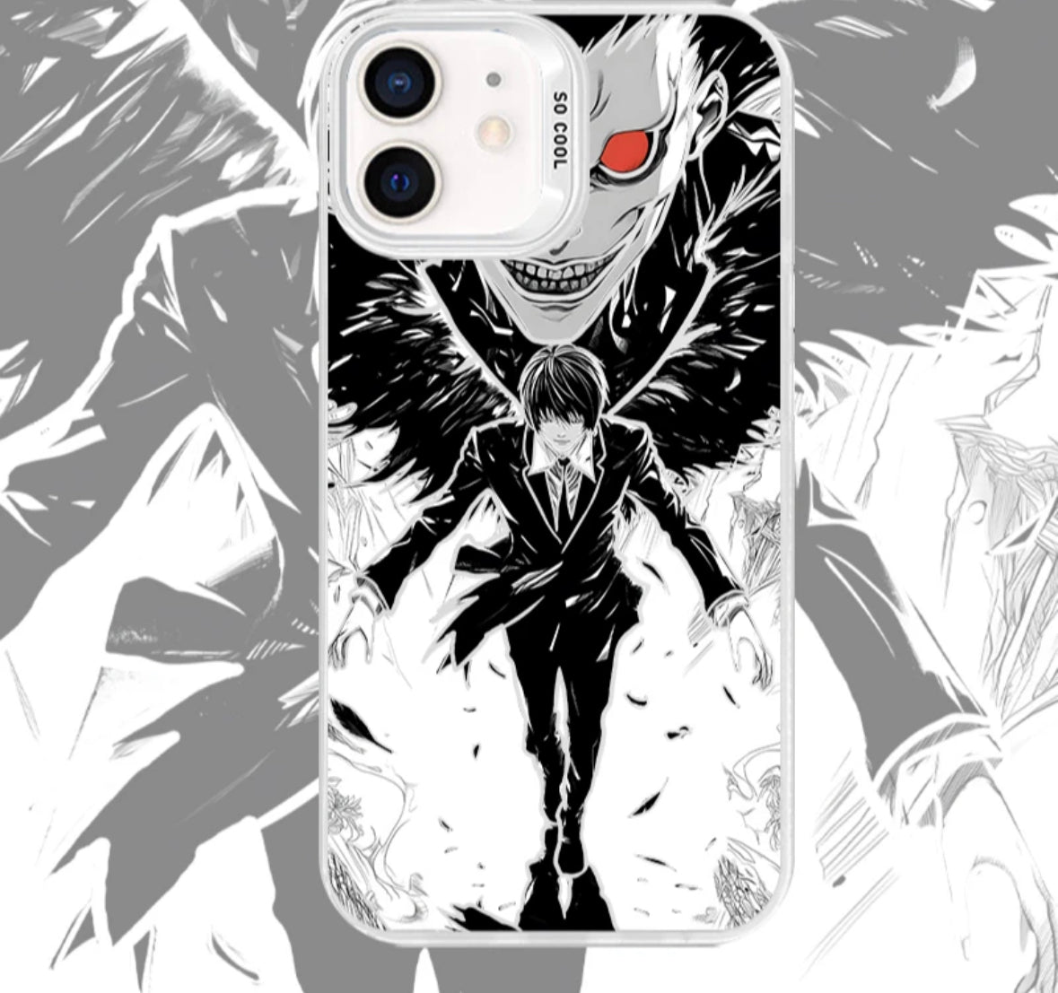 DEATHNOTE LIGHT YAGAMI ANIME PHONE CASE - TSUKIYA