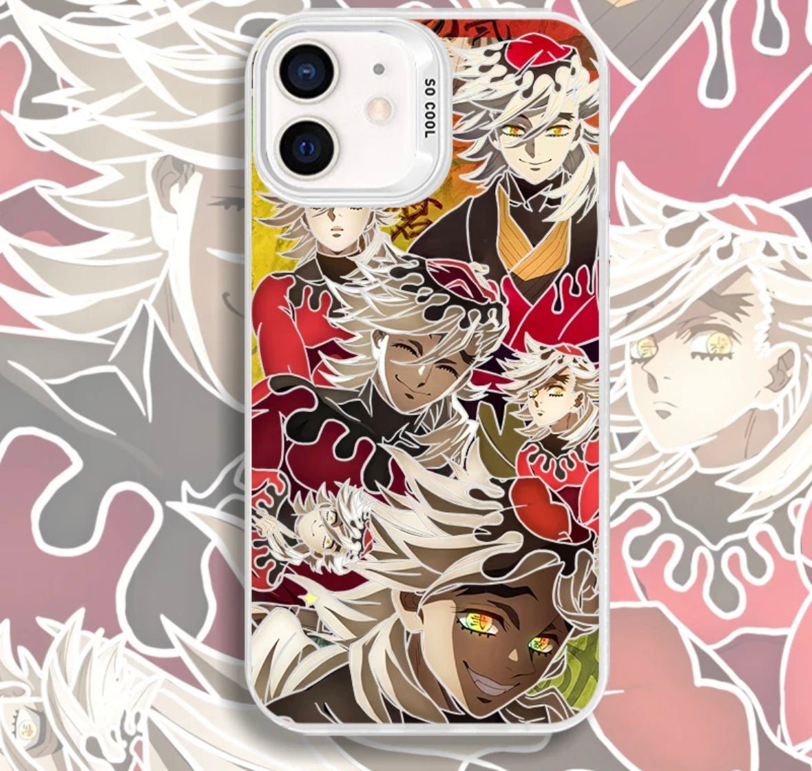 DOMA DEMON SLAYER ANIME PHONE CASE - TSUKIYA