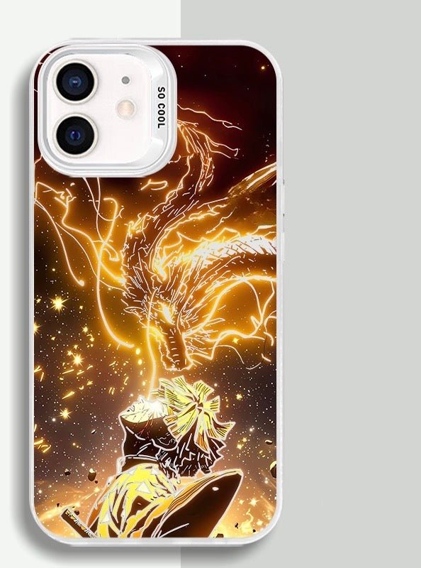 DRAGON GOD ZENITSU DEMON SLAYER ANIME PHONE CASE - TSUKIYA