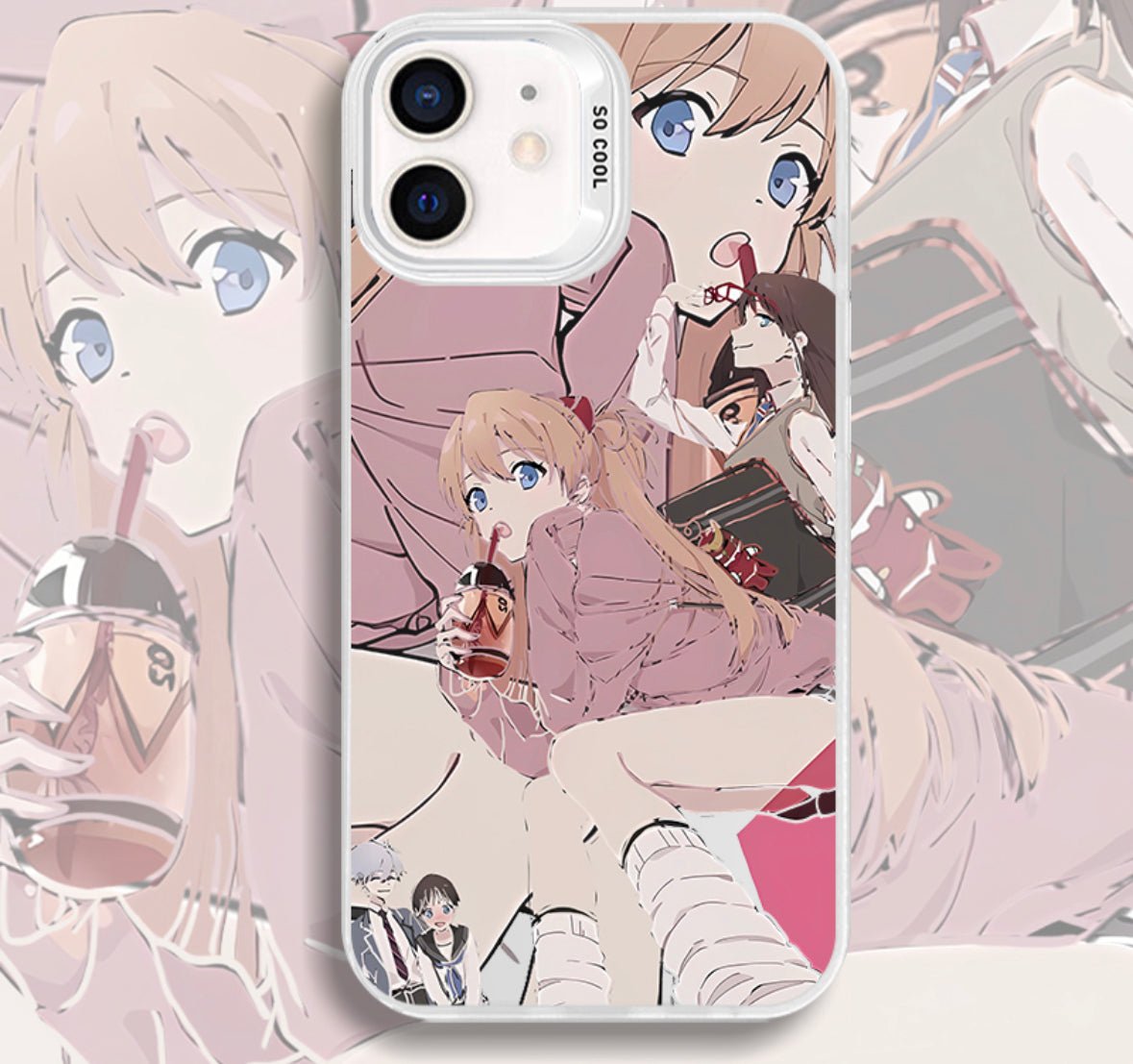 EVA: ASUKA SCHOOL GIRL ANIME PHONE CASE - TSUKIYA