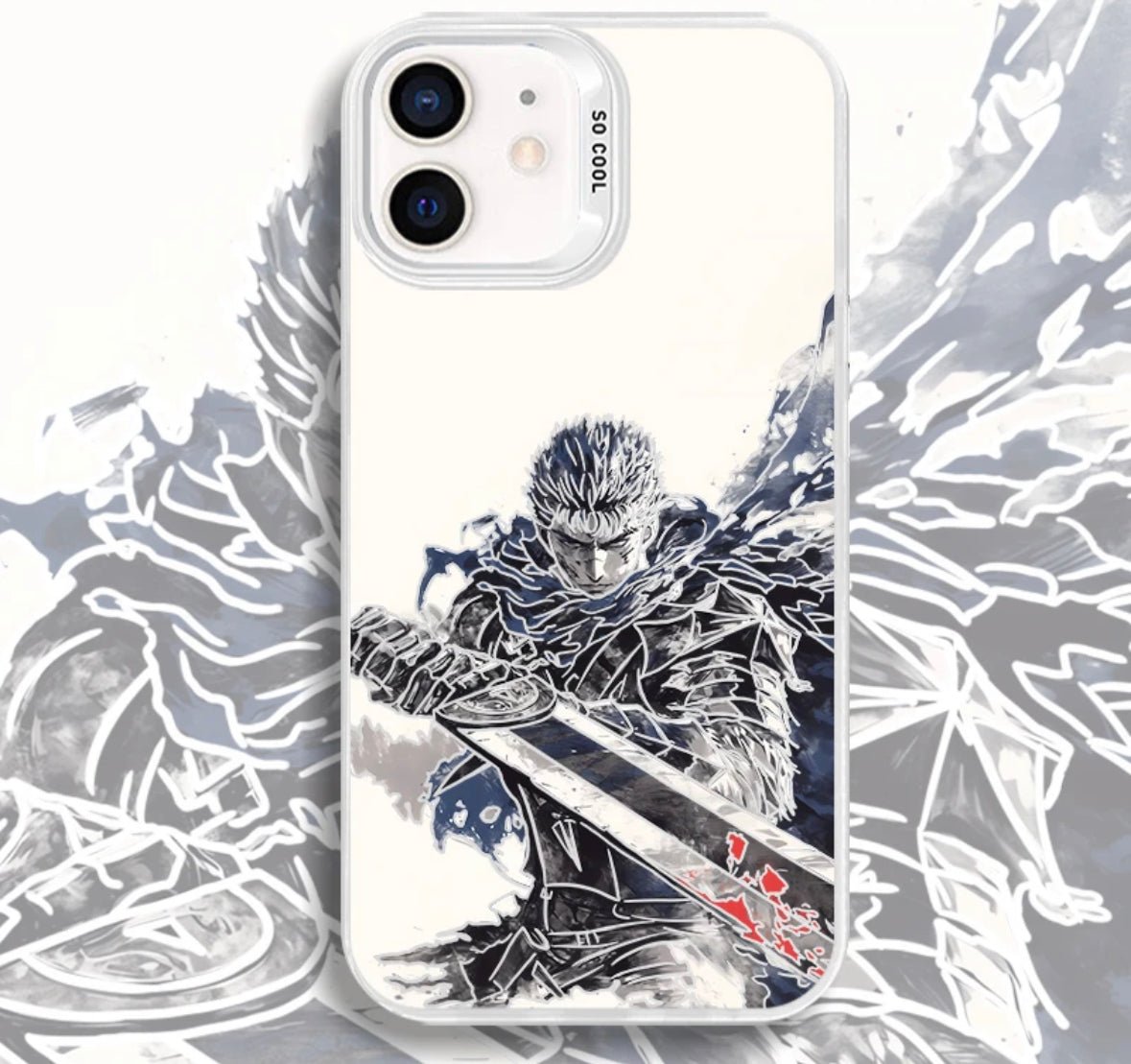 GUTS BERSERK ANIME PHONE CASE - TSUKIYA