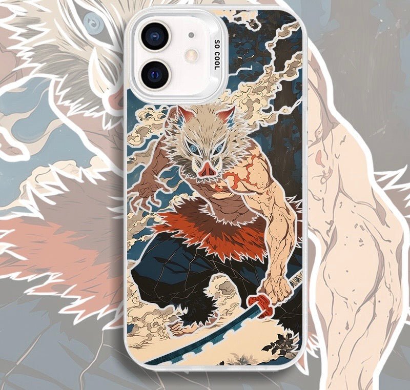 INOSUKE DEMON SLAYER ANIME PHONE CASE - TSUKIYA
