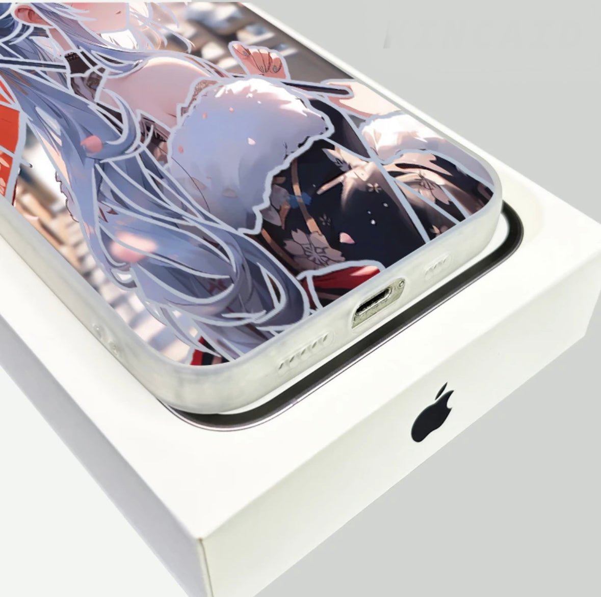 KAMISATO AYAKA ANIME PHONE CASE GENSHIN IMPACT - TSUKIYA