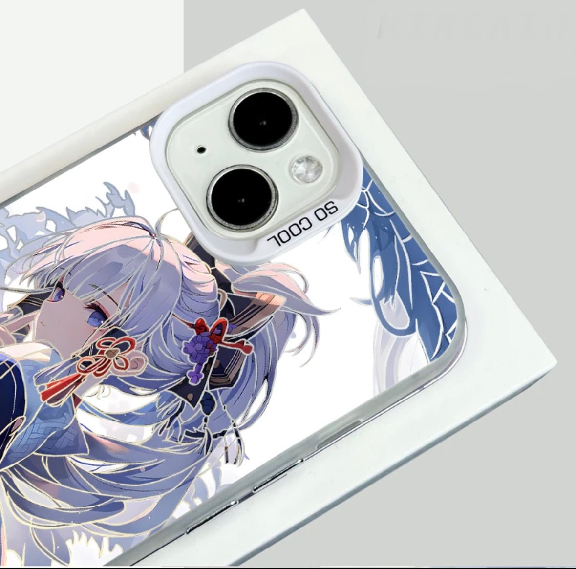 KAMISATO AYAKA ANIME PHONE CASE GENSHIN IMPACT - TSUKIYA