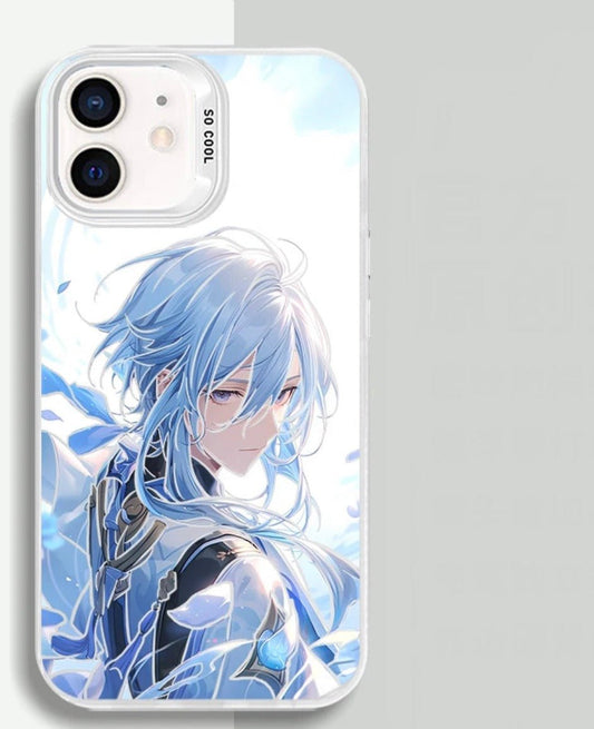 KAMISATO AYATO ANIME PHONE CASE GENSHIN IMPACT - TSUKIYA